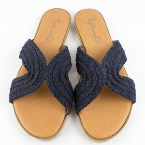 Splendid Suzette Blue Flat Woven Sandal SIZE‎ 7.5